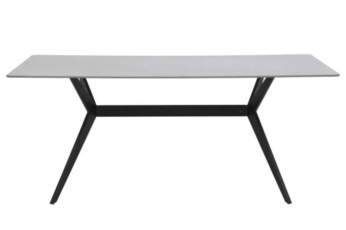 Esstisch STEVEN 90 x 180 x 76 cm Grau