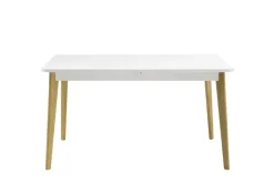 Esstisch SVANTE Scand Oak Dekor/Weiss