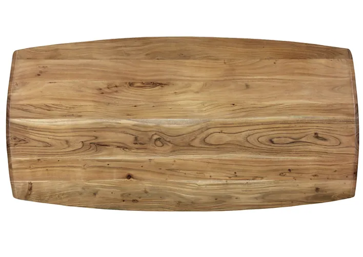 Esstisch TAREK 175 x 90 cm Akazie massiv natur