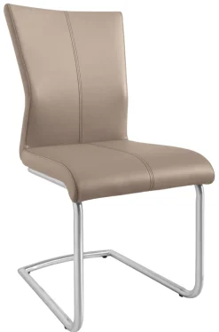 Esszimmerstuhl AMATI ST 3 F Lederlook taupe