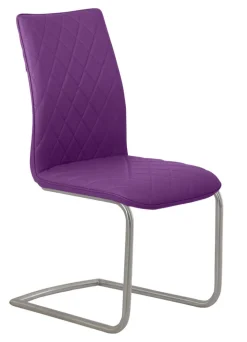 Esszimmerstuhl AMATI ST 3 MN Lederlook lila