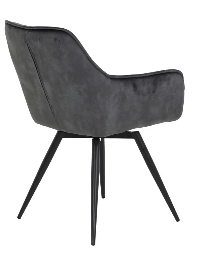 Esszimmerstuhl FLORENTINA 2er Set anthrazit