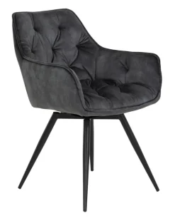 Esszimmerstuhl FLORENTINA 2er Set anthrazit