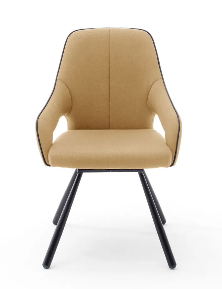 Esszimmerstuhl ISABELLA AL 2er Set currygelb