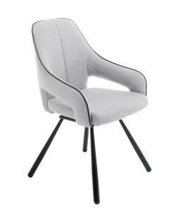 Esszimmerstuhl ISABELLA AL 2er Set hellgrau