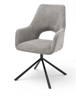 Esszimmerstuhl JOICE 2er Set schlammgrau