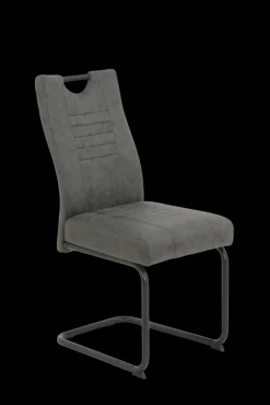 Esszimmerstuhl JUPITER 2er Set anthrazit