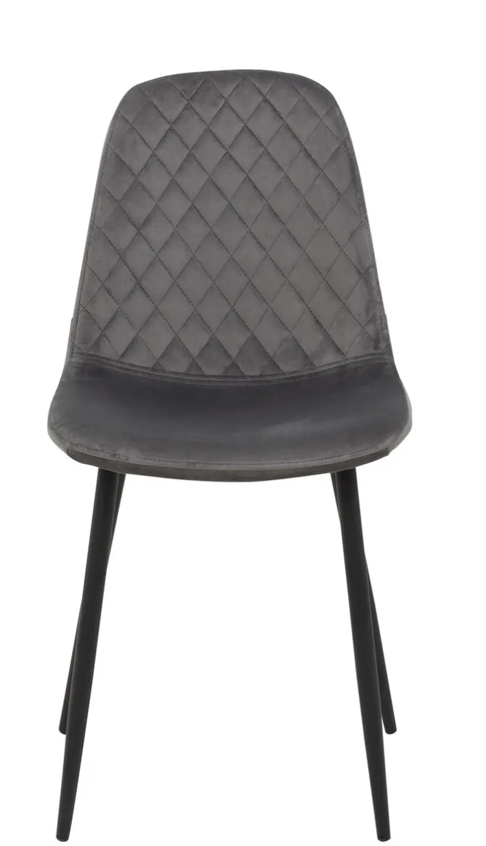 Esszimmerstuhl MIRA 2er Set grau