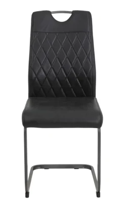 Esszimmerstuhl PORTER 4er Set anthrazit