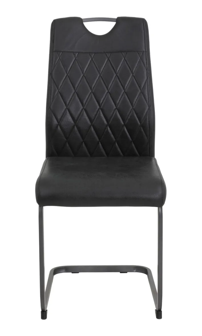 Esszimmerstuhl PORTER 4er Set anthrazit