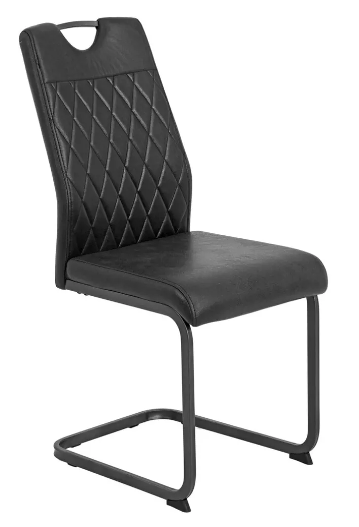 Esszimmerstuhl PORTER 4er Set anthrazit