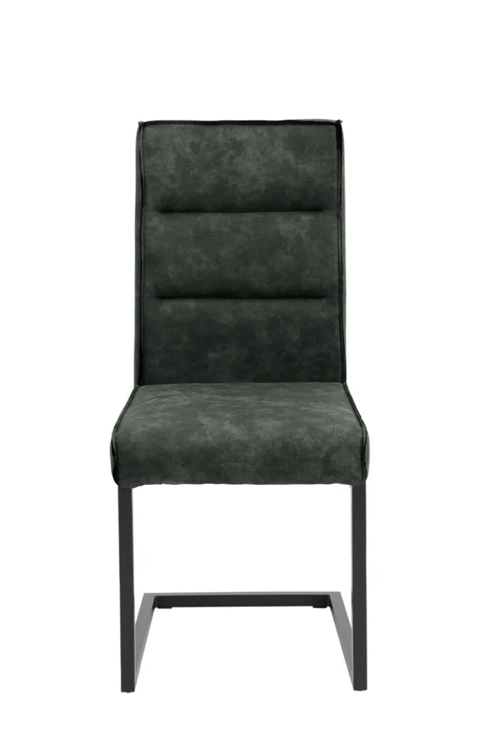 Esszimmerstuhl RANI 4er Set Vintage anthrazit