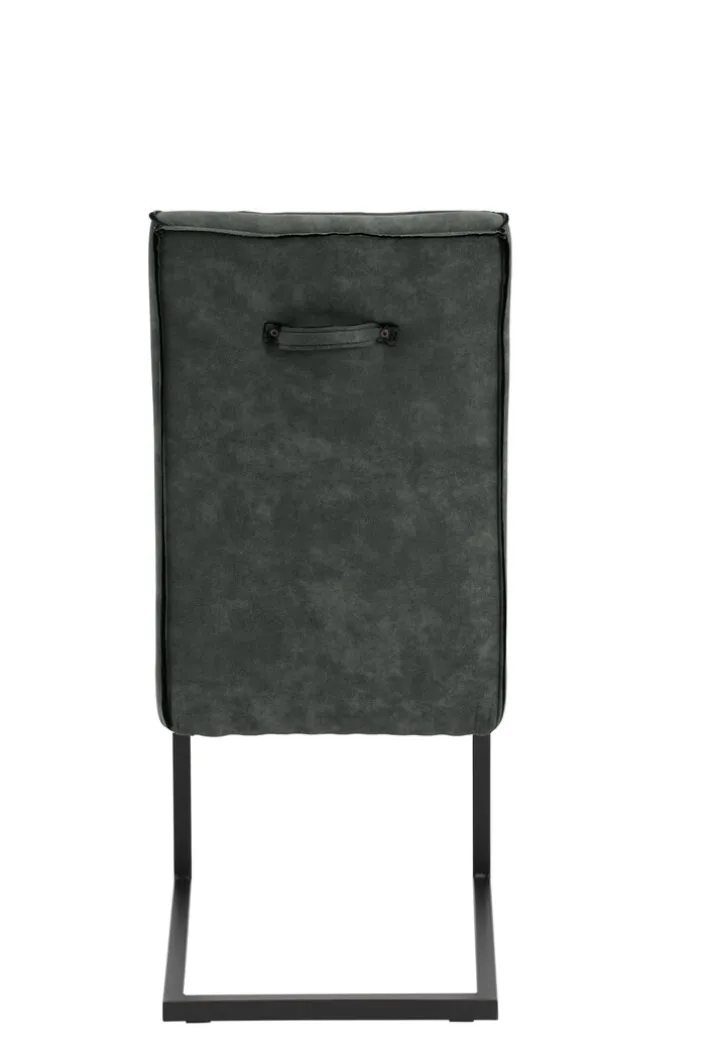 Esszimmerstuhl RANI 4er Set Vintage anthrazit