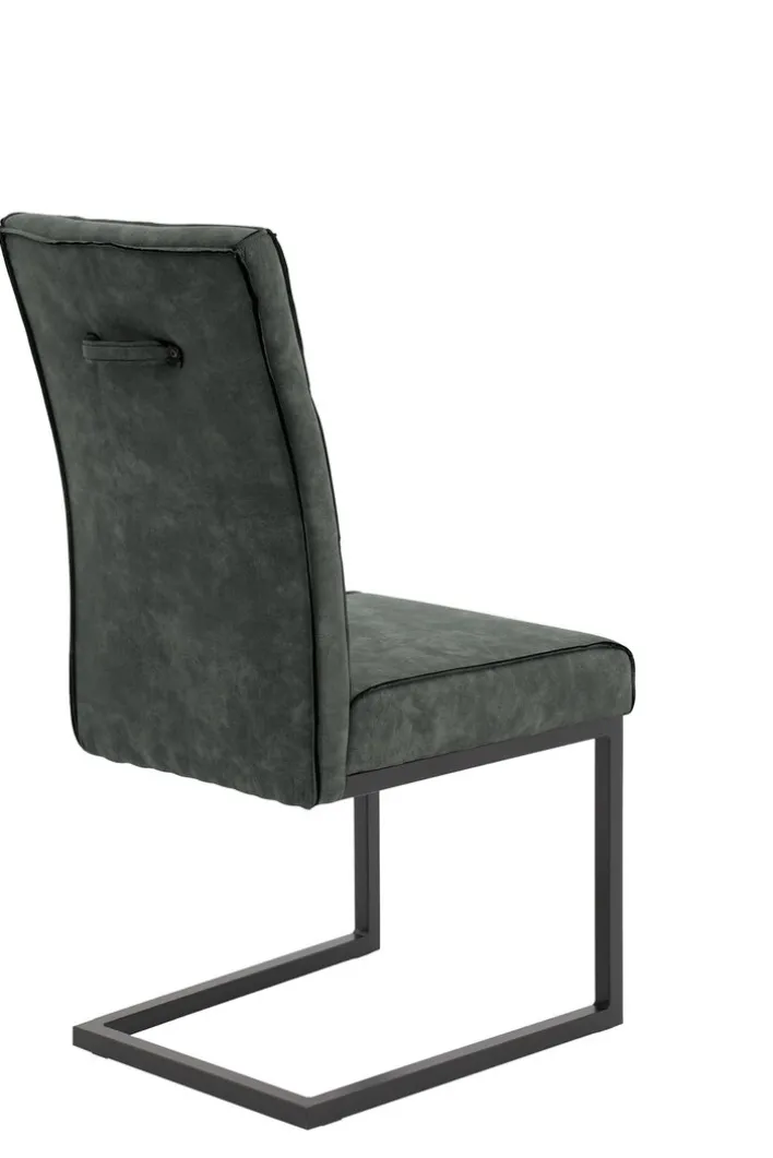 Esszimmerstuhl RANI 4er Set Vintage anthrazit