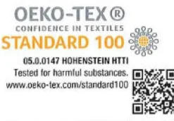 ESTELLA NATÜRLICH Baumwoll-Bettwäsche CASABLANCA 135 x 200 cm blau