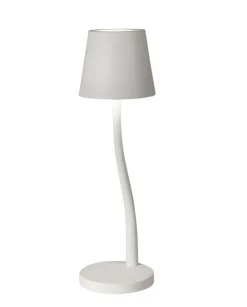 FABAS LUCE Akku LED Tischlampe JUDY weiß
