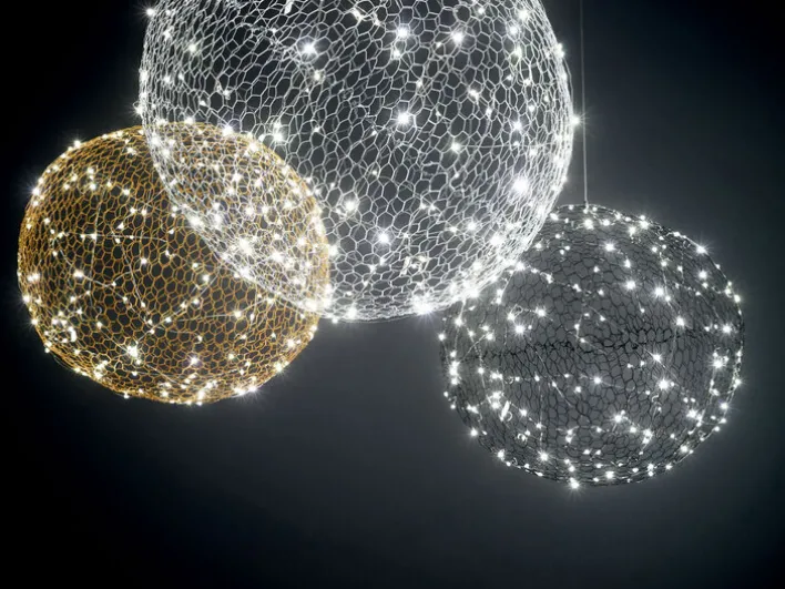 FABAS LUCE LED Pendelleuchte SUMTER 50 cm schwarz