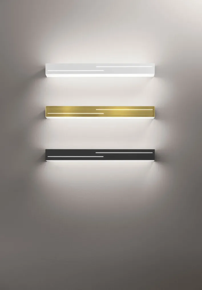 FABAS LUCE LED Wandleuchte BANNY 50 cm anthrazit
