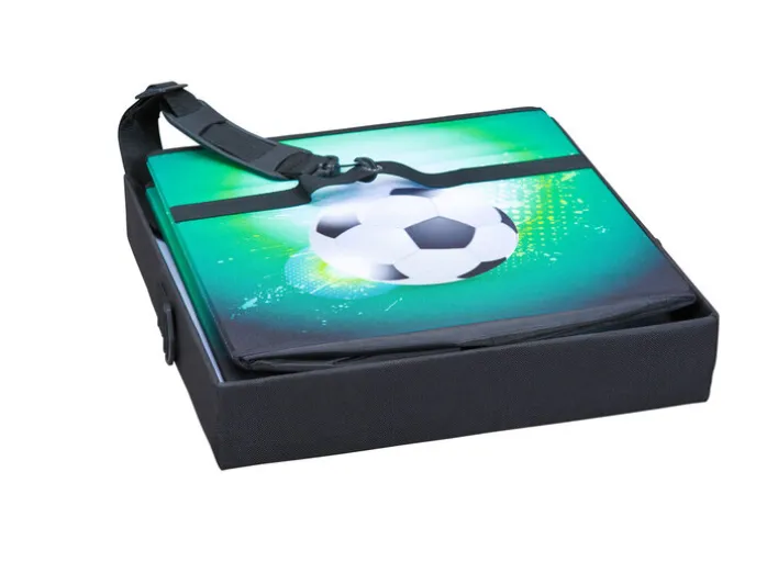 Faltkiste FANBOX I schwarz/grün/weiß