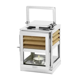 Fink Laterne GENUA Edelstahl/Teak