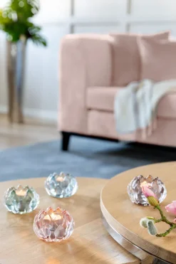 Fink Teelichthalter LOTTA 8,5 cm grau