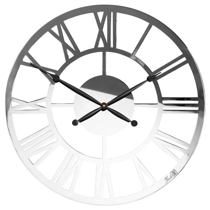 Fink Wanduhr rund TIME 40 cm Edelstahl