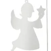 Fink Weihnachten Deko Anhänger Engel HOLYWORKER 11 cm Edelstahl