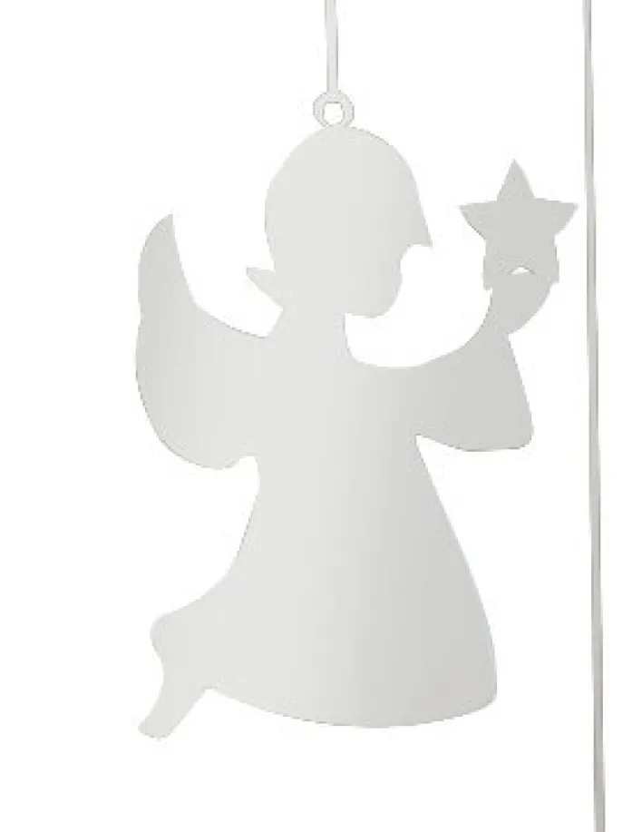Fink Weihnachten Deko Anhänger Engel HOLYWORKER 11 cm Edelstahl