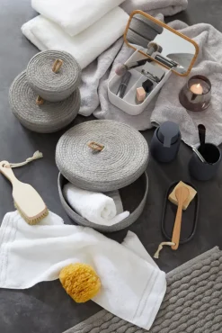 Fink Windlicht JONA 11 cm grau