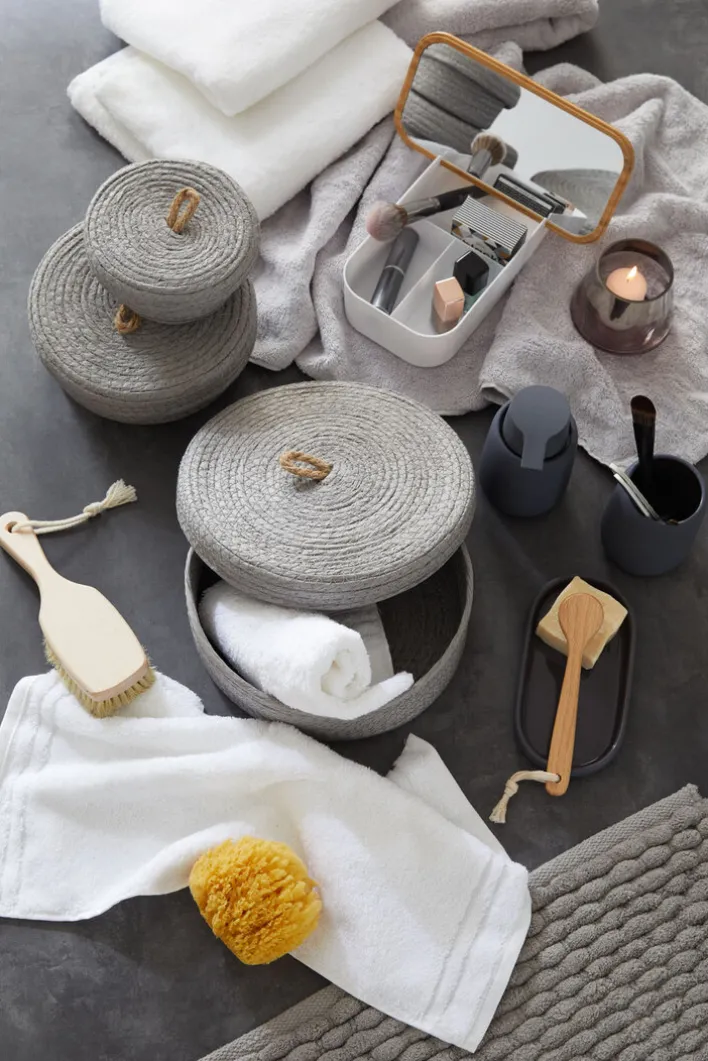 Fink Windlicht JONA 13 cm grau