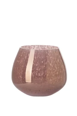 Fink Windlicht NICOLA 18 cm weiß /braun