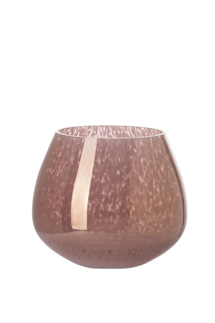 Fink Windlicht NICOLA 18 cm weiß /braun