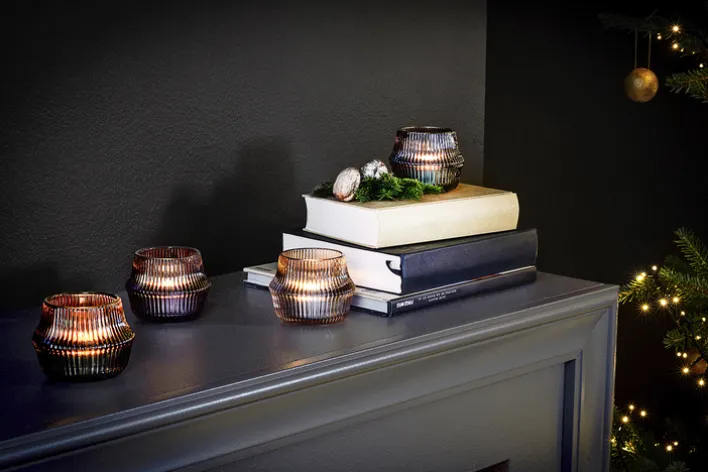 Fink Windlicht FREYA 7 cm oliv