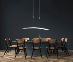 FISCHER & HONSEL CCT LED Pendellampe METIS 90 cm nickelfarbig