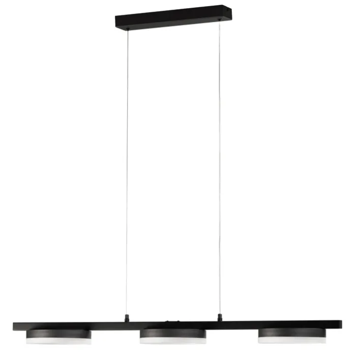 FISCHER & HONSEL LED Balkenpendel KIKU 105 cm sandschwarz