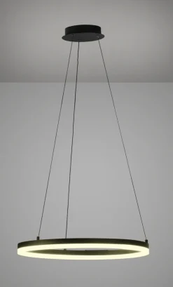 FISCHER & HONSEL LED Pendelleuchte SIRKO 60 cm sandschwarz