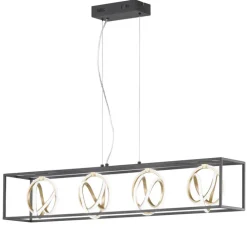 FISCHER & HONSEL LED Pendellampe GISI 150 x 110 cm