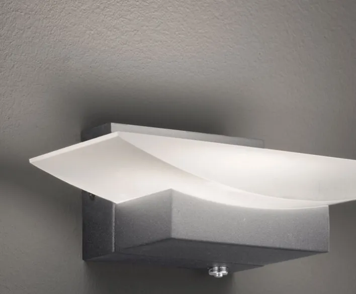 FISCHER & HONSEL LED Wandleuchte BOWL TW 20 cm sandschwarz