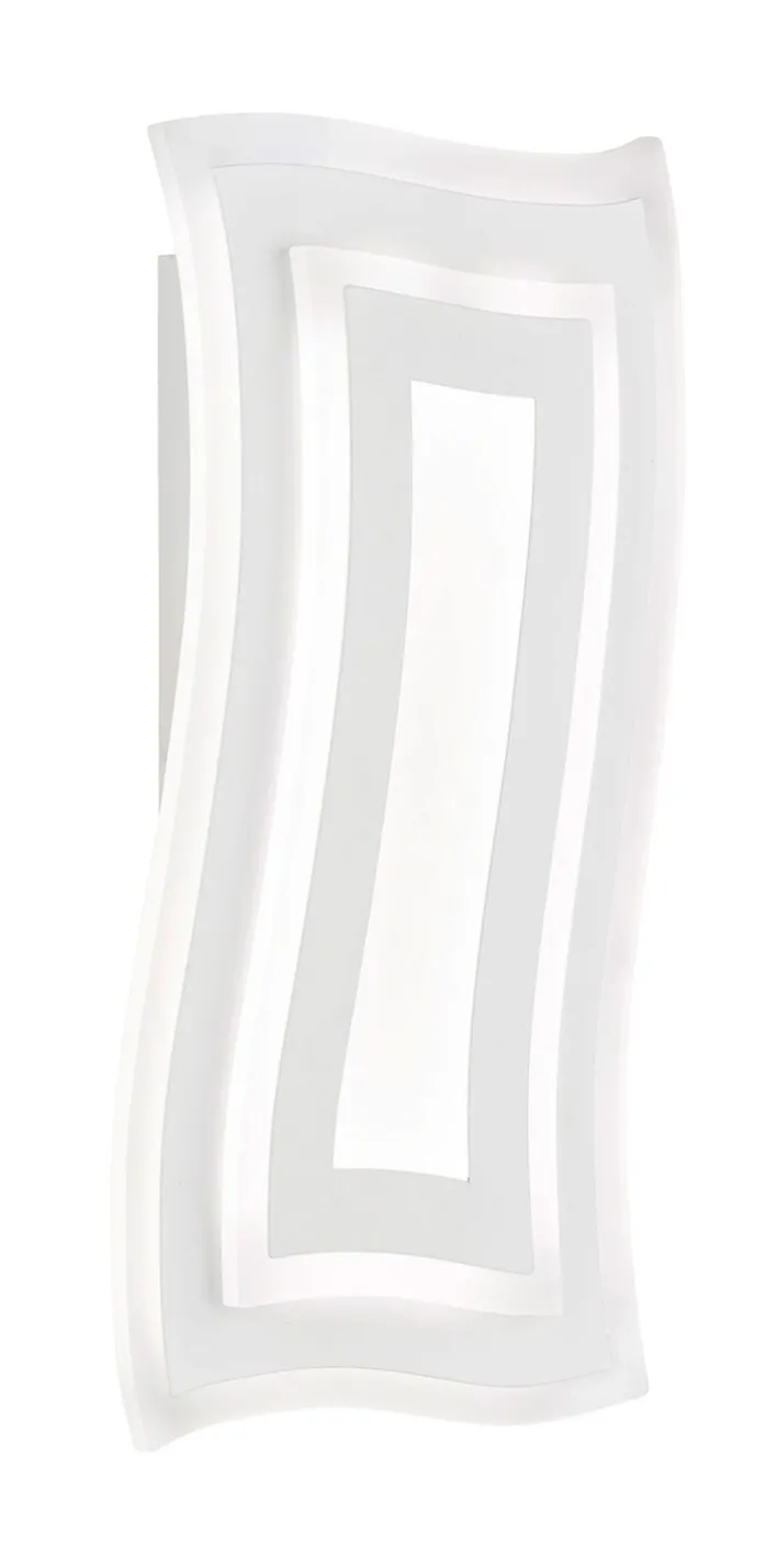 FISCHER & HONSEL LED Wandleuchte GORDEN weiß