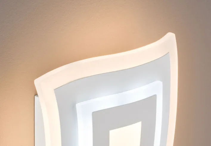 FISCHER & HONSEL LED Wandleuchte GORDEN weiß