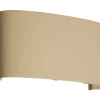 FISCHER & HONSEL LED Wandleuchte BERLIN, Metall, 17 x 5 x 8 cm, Beige