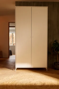 FLEXA Kinder-Drehtürenschrank SAGA braun