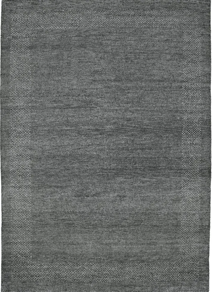 Gabbeh-Teppich CASABLANCA 140 x 200 cm grau/schwarz