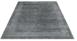 Gabbeh-Teppich CASABLANCA 140 x 200 cm grau/schwarz