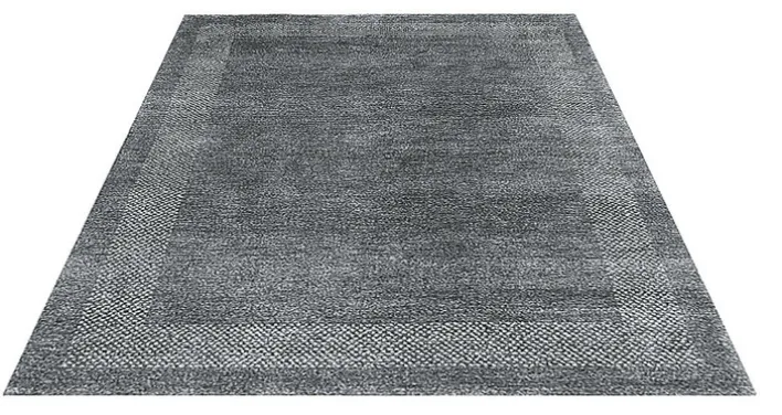 Gabbeh-Teppich CASABLANCA 140 x 200 cm grau/schwarz