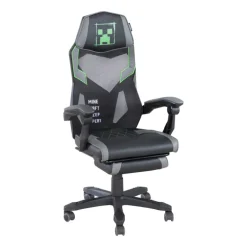 Gaming-Stuhl MINECRAFT schwarz/ grau/ grün