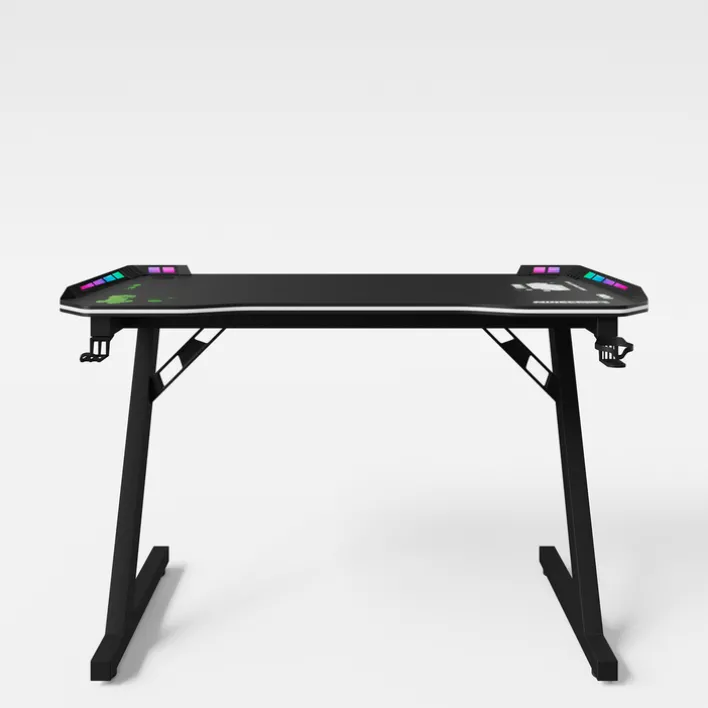 Gaming-Tisch MINECRAFT schwarz/ grau