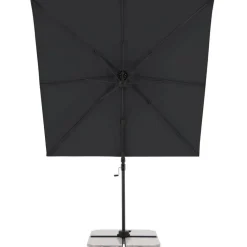 Garden FLAIR Ampelschirm NORMA 2-teilig 230 x 230 cm anthrazit
