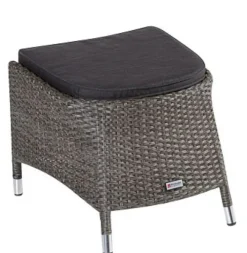 Garden FLAIR Fußhocker Outdoor LIANA graumix