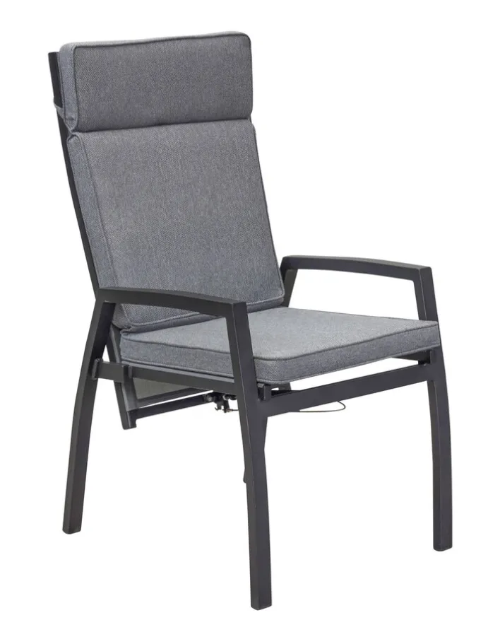 Garden FLAIR Garten Positionsstuhl LENNOX 2er Set grau